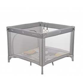 Box Neonato Quadrato con Tappeto Gioco Grigio Enjoy Cat Kikka Boo