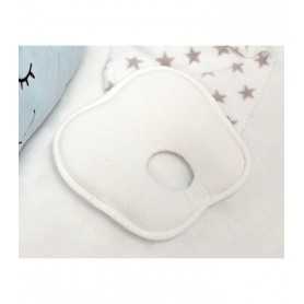 Cuscino Testa Piatta Neonato Plagiocefalia Cotone Bianco 1814 Kio Kids 0 Mesi+