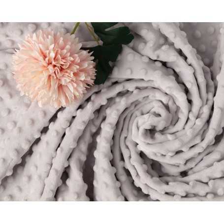 Copertina Neonato in Pile Grigio per Culla 80x110 cm Kio Kids 0 Mesi+ 3985