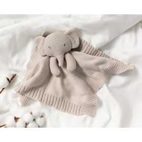 Doudou Neonato Cotone Elefante Grigio 3885 Kio Kids 0 Mesi+