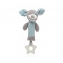Sonaglio Neonato 0 Mesi+ Cagnolino Azzurro con Massaggiagengive 3377 Kio Kids