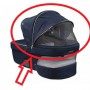 Ricambio Capottina Peg Perego Veloce Vivace Blue Shine Culla Gran Pagoda
