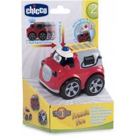 Chicco Gioco Macchinina Retrocarica Turbo Touch Pompieri Fire Trucks Workers 7902 2 Anni+