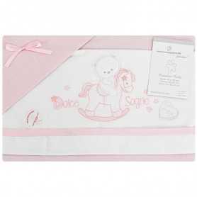 Lenzuola bimba rosa - BABYWOW