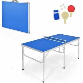 Tavolo Ping Pong Pieghevole 153x77x71h cm in Metallo OD36862