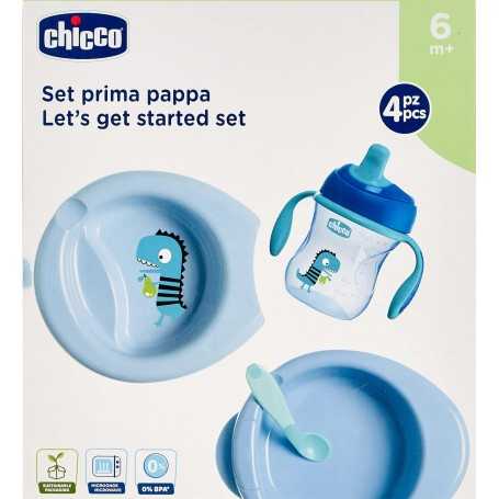 Chicco Set Pappa 6m+ Azzurro 162002