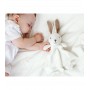 Doudou Neonato Cotone Coniglio Bianco 3107 Kio Kids 0 Mesi+