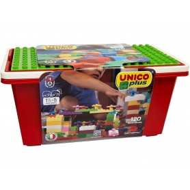Unico Plus Costruzioni Compatibili Secchiello 120 Pezzi 8502 Androni 18 Mesi+