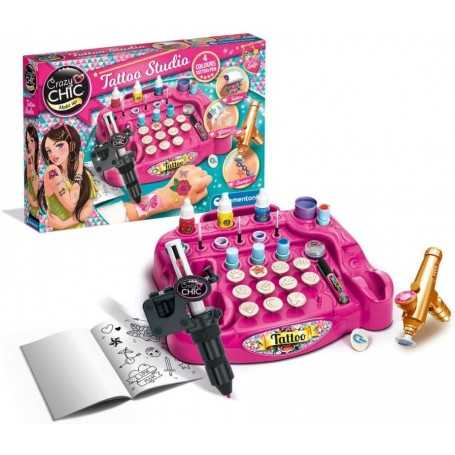 Tattoo Studio Clementoni Crazy Chic Tatuaggi per Bambini 18602 6 Anni+