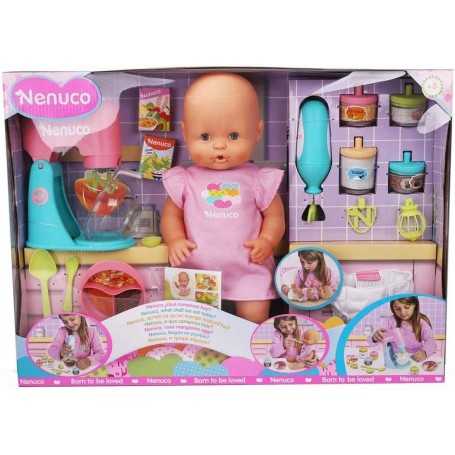 Nenuco Cosa Mangiamo Oggi Super Pappa Bambola NFN43000 Famosa 3 Anni+ Giochi Preziosi