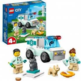 Lego City 60382 Furgoncino di Soccorso del Veterinario 4 Anni+