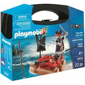 Playmobil 5655 Valigetta con Zattera del Pirata 4 Anni+