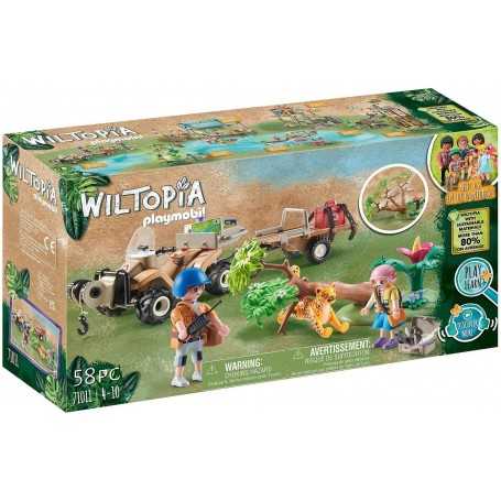 Playmobil 71011 Wildtopia Quad di Soccorso Animali dell'Amazzonia 4 anni+