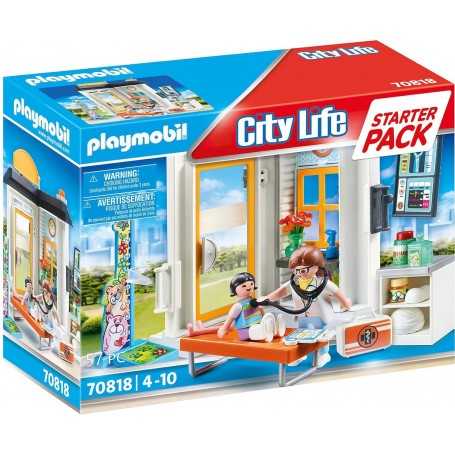 Playmobil City Life 70818 Pediatra Starter Pack 4 Anni+