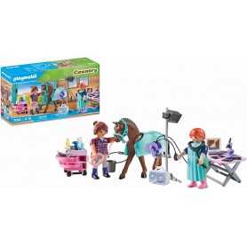 Playmobil Country 71241 Veterinaria del Maneggio con Cavallo 4 Anni+