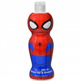 Spiderman Bagnoschiuma Shampoo 400 ml Vegano 2in1 Marvel 3 Anni+