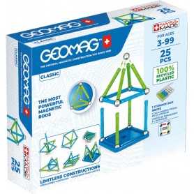 Geomag 3 Anni Classic 25 Pezzi Gioco Magnetico