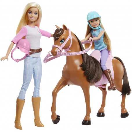 Barbie e Stacie Sorelle a Cavallo GXD65 Mattel 3 Anni+