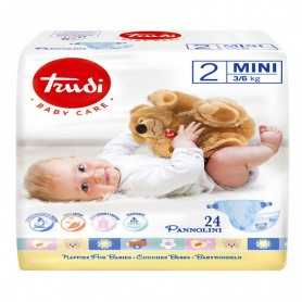 Pannolini Trudi Taglia 2 3-6 kg Mini 24 Pannolini Trudi Baby Care