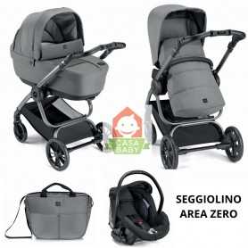 Trio Cam Techno Babila Antracite con Ovetto Area Zero I-Size Telaio Silver 2025