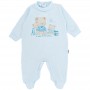 Tutina Cotone Neonato 0-1 Mese Azzurro Orsetti 42056 Ciliegina