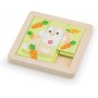Puzzle in Legno Scorrevole Coniglio Oliviero Trudi 3 Anni+