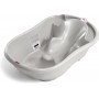 Vaschetta Bagnetto Ergonomica OkBaby Onda Vasca Grigia con Termometro 0 Mesi+