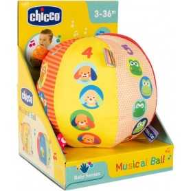 Chicco Palla Musicale in Tessuto Morbido 10058 Baby Senses 3 Mesi+