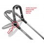 Pulsanti Regolazione Maniglione Peg Perego Veloce e Veloce TC Bronzo Ricambio Originale per Passeggino Set 2 Tappi