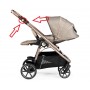 Pulsanti Regolazione Maniglione Peg Perego Veloce e Veloce TC Bronzo Ricambio Originale per Passeggino Set 2 Tappi