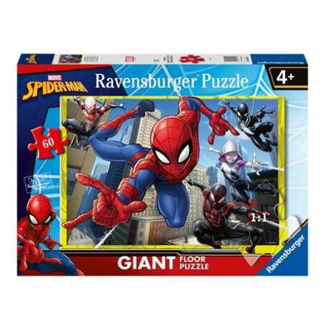 Puzzle Spiderman 60 Pezzi 4 Anni Ravensburger Giant Floor Puzzle 69x49 cm 030958