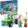 Lego City 60403 Ambulanza di Emergenza e Snowboarder 5 Anni+