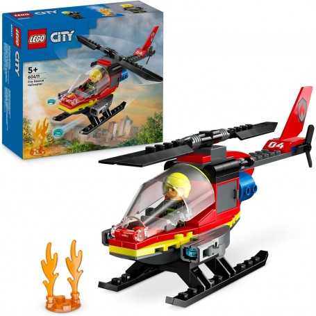 Lego City 60411 Elicottero dei Pompieri 5 Anni+