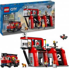Lego City 60414 Caserma e Autopompa 7 Anni+