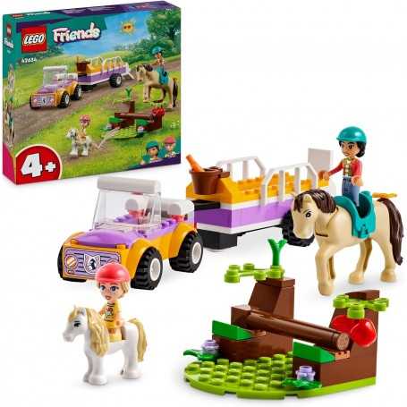 Lego Friends 42634 Rimorchio con Cavallo e Pony 5 Anni+