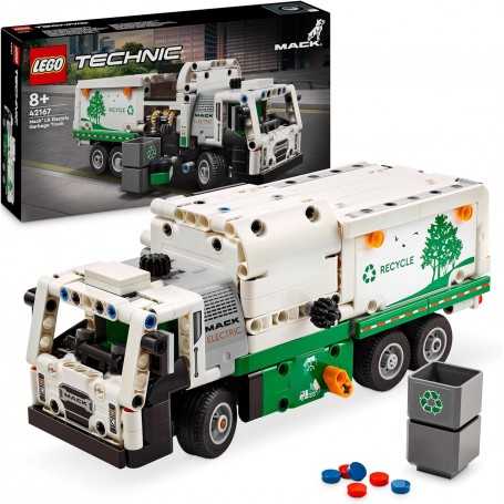 Lego Technic 42167 Camion della Spazzatura 7 Anni+