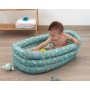 Vaschetta Bagnetto Neonato Gonfiabile Verde Portatile 4356 Kiokids 0 Mesi+