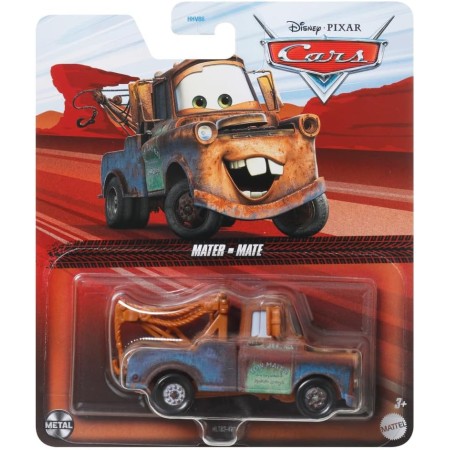 Cars Cricchetto Mater Modellino in Metallo 1:55 HLT83 Disney Mattel 3 Anni+