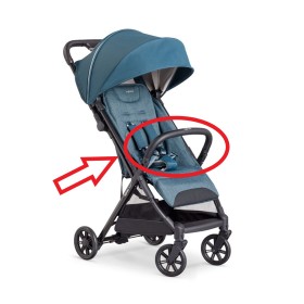 Corrimano Passeggino Quid 2 Inglesina Ecopelle Nero Davantino Ricambio Originale