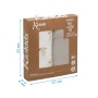 Mussole Neonato Bamboo 120x120 cm Beige Paperelle Set 2 Pezzi 3769 Kiokids