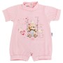 Pagliaccetto Cotone Neonato 1-3 Mesi Rosa Orsetti 400/R Ciliegina
