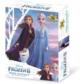 Puzzle 3D Frozen 200 pz 31x46 cm 33030 Disney 5 Anni+