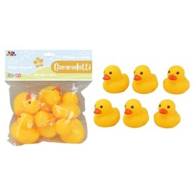 Paperelle Bagnetto Neonato in Gomma 6 Pezzi 28170 Toys Garden 0 Mesi+