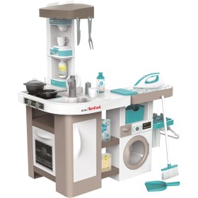 Cucina Studio Cleaning Smoby per Bambini Mini Tefal Grigia con Lavanderia 311050 3 Anni+