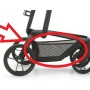 Cestino Passeggino Cam Taski Portaoggeti Nero Ricambio Originale