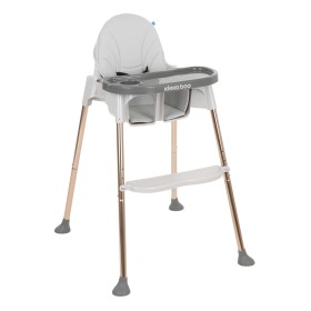 Seggiolone Pappa Trasformabile in Sedia 6 Mesi+ Sky Grigio Oro Kikka Boo