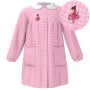 Grembiule Asilo Siggi Bambina 3 anni 98 cm tg.50 Rosa Quadretti Ballerina 33GR4034 Siggi