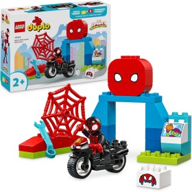 Lego Duplo 10424 Spidey L'avventura in Moto di Spin 2 Anni+