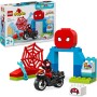 Lego Duplo 10424 Spidey L'avventura in Moto di Spin 2 Anni+