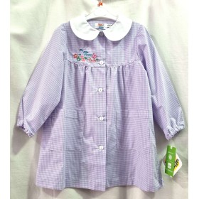 Grembiule Asilo Lilla 3 Anni Siggi 98 cm tg.50 Quadretti 1816831 Farfallina Dieci e Lode by Siggi